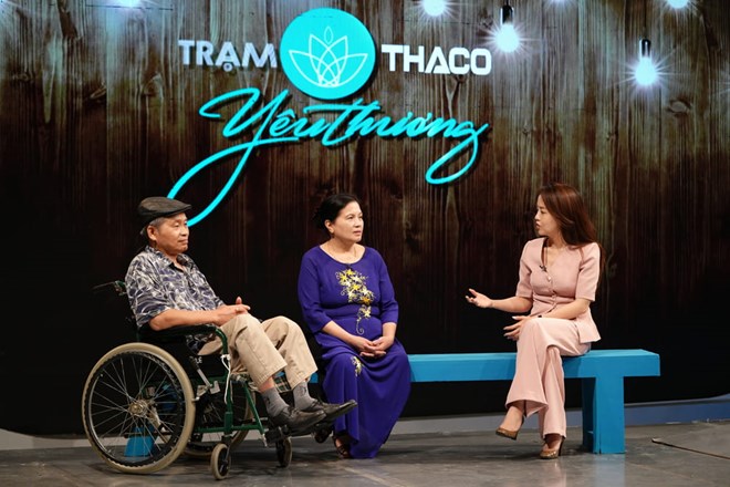 The "Love Station" Gala shares many motivational stories and conveys the message of love. Photo: VTV