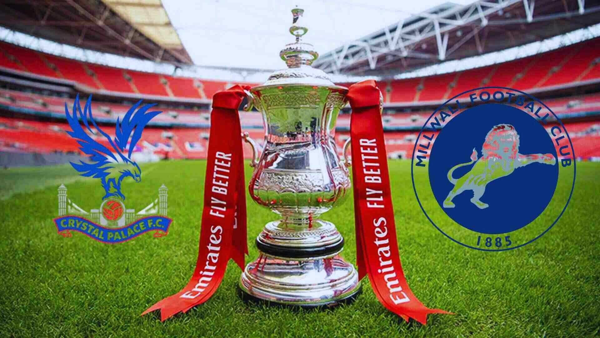 Crystal Palace face Millwall in the FA Cup. Graphic photo: Van An