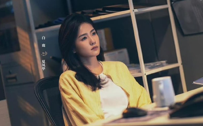 Actress Bai Lu plays in Bai Thuong. Photo: Producer