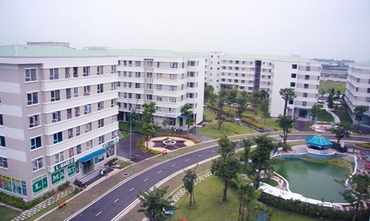 Một góc dự án nhà ở xã hội tại khu đô thị mới Đặng Xá 2, huyện Gia Lâm (Hà Nội). Ảnh: Viglacera
