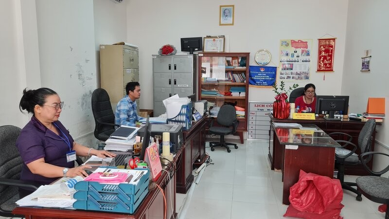 The last working day of the Press and Telecommunications Post Office of the Department of Information and Communications of Bac Lieu province. Photo: Nhat Ho