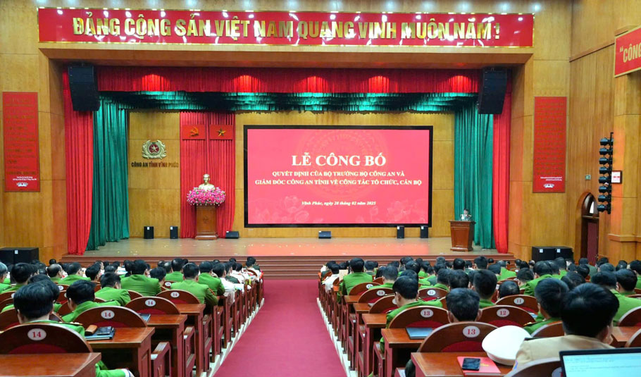 View of the Conference. Photo: CA Vinh Phuc