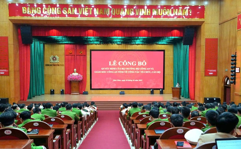 View of the Conference. Photo: CA Vinh Phuc
