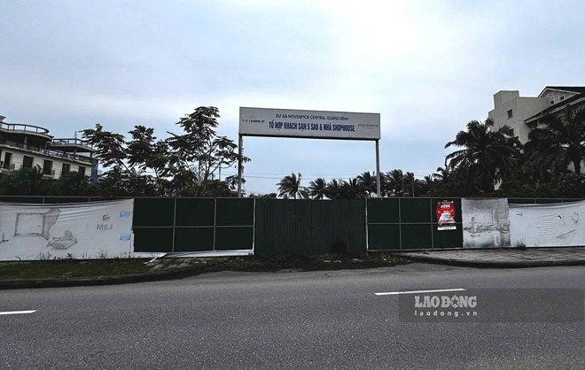 The project is located on a prime land in Quang Binh that was reclaimed due to the investor's tax debt. Photo: Cong Sang