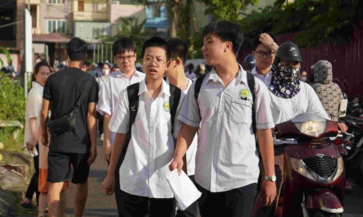 Hải Phòng chốt 3 môn thi lớp 10 THPT. Ảnh: Mai Dung