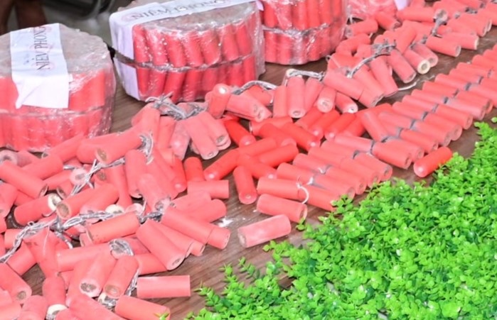 One person died after setting off firecrackers on Tet holiday. Illustration photo: Hai Phong Police