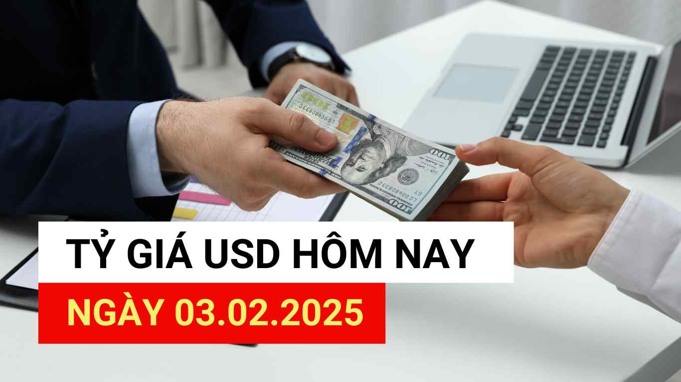 USD exchange rate today 3.2.2025.