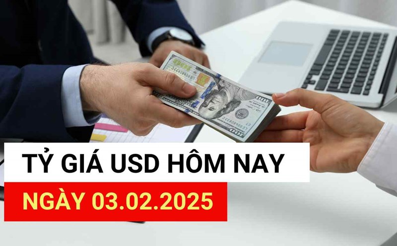 USD exchange rate today 3.2.2025.