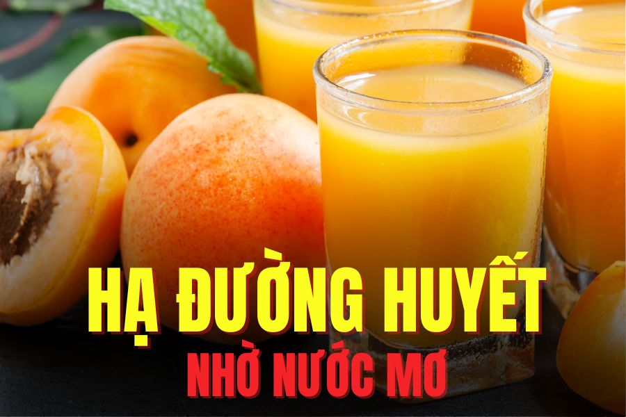 Apricot juice effectively supports lowering blood sugar. Graphics: Hoai Lan