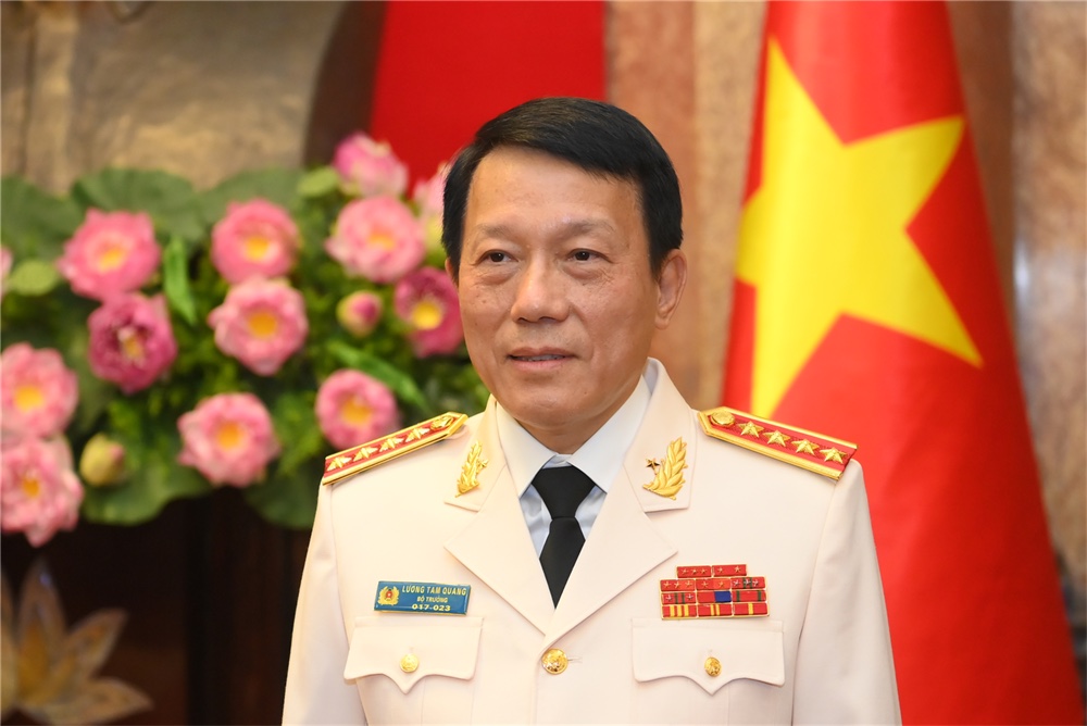 General Luong Tam Quang - Politburo member, Minister of Public Security. Photo: Ministry of Public Security
