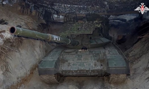 Xe tăng T-72B3M của Nga. Ảnh: Bộ Quốc phòng Nga