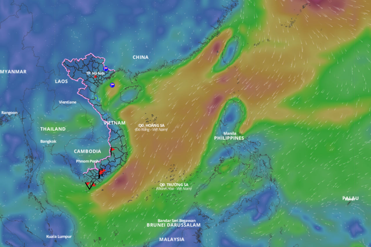 Forecast of bad weather due to cold air