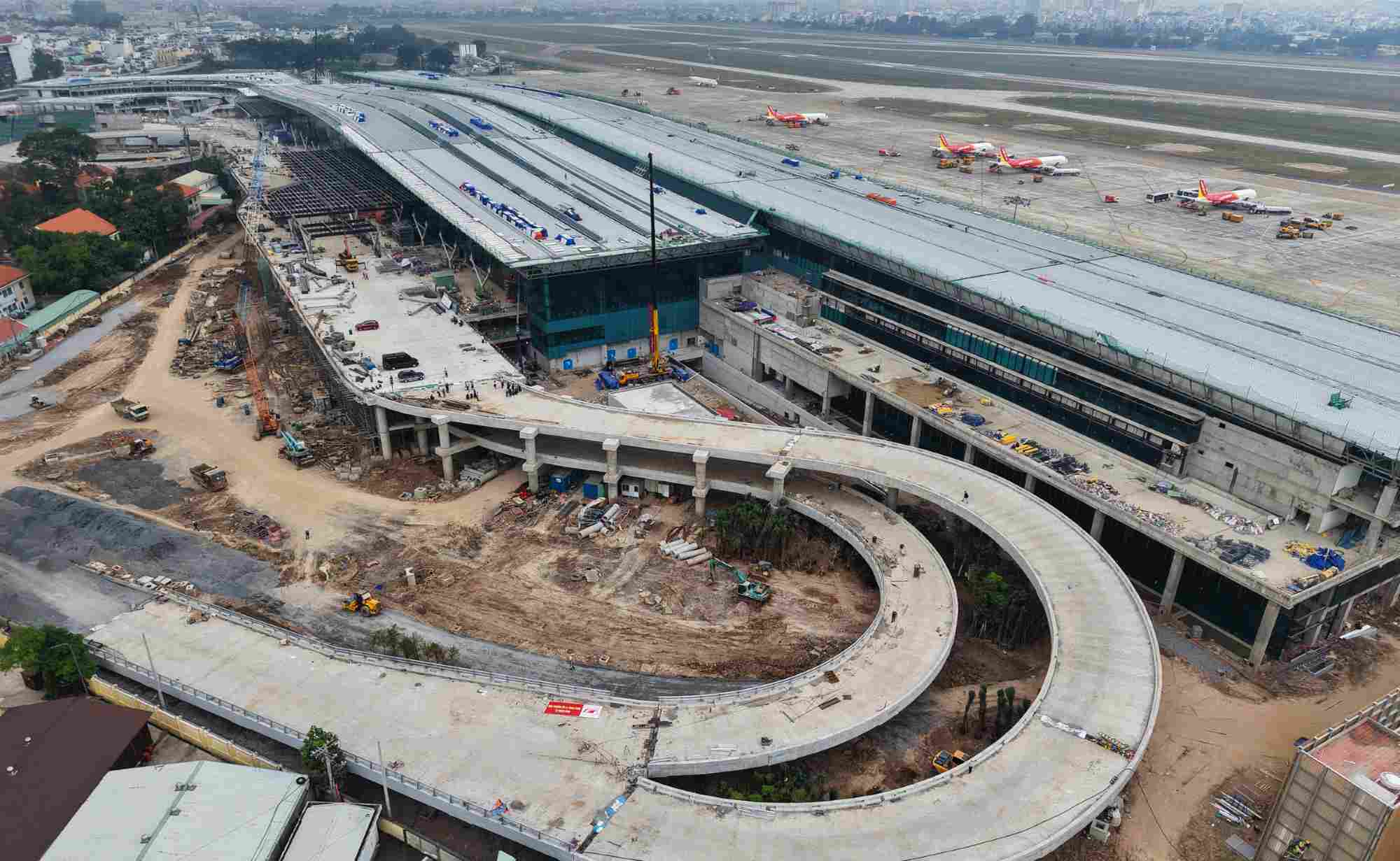 Tan Son Nhat T3 station project will be completed and put into operation on April 30, 2025. Photo: Minh Quan