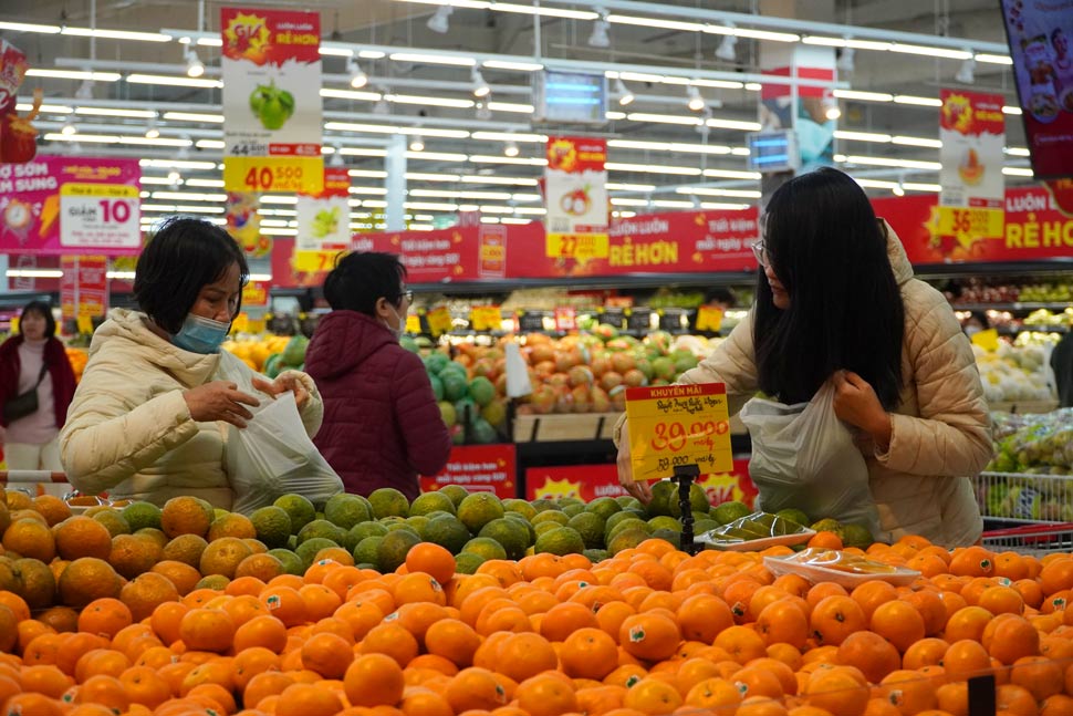 Suc mua bat dau tang dan vao thoi diem tan tam cua ngay dau tien di lam sau nghi Tet.