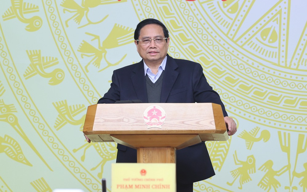 Prime Minister Pham Minh Chinh concluded the second meeting of the Steering Committee for the construction of nuclear power plants. Photo: VGP