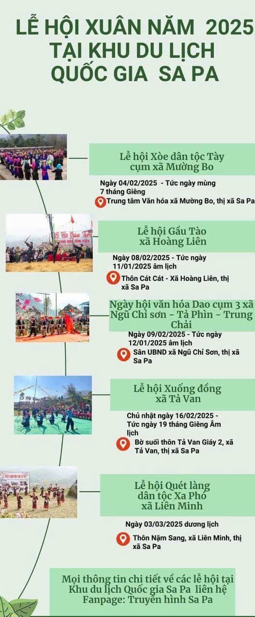 Loat le hoi hap dan cho don du khach den voi Sa Pa. Anh: Phong Van hoa va Thong tin Sa Pa