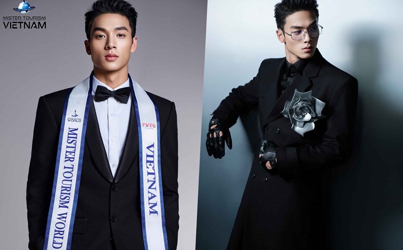 Hung Nguyen competes in Mister Tourism World. Photo: Organizing Committee.