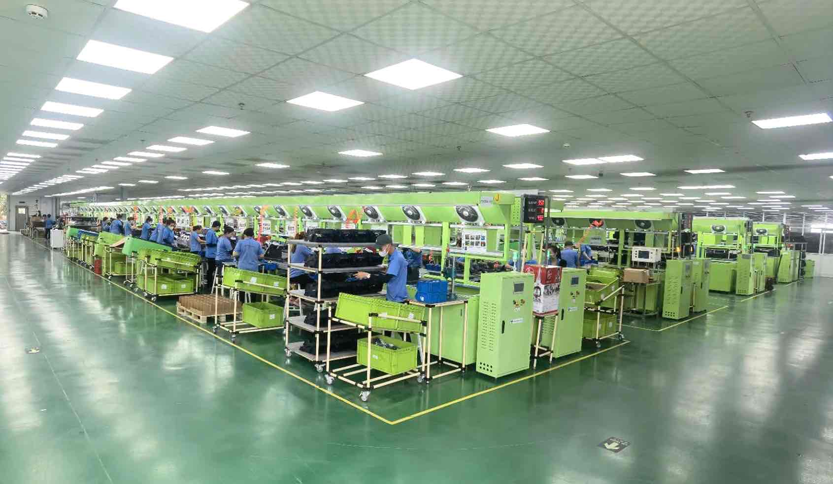 Clean and airy working environment at DeChang VN Co., Ltd. The company urgently needs to recruit 600 unskilled workers. Photo: Provided by the company