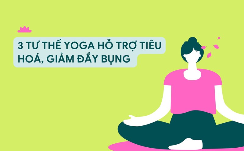 Yoga aids digestion and reduces bloating very well. Illustration: HA MY