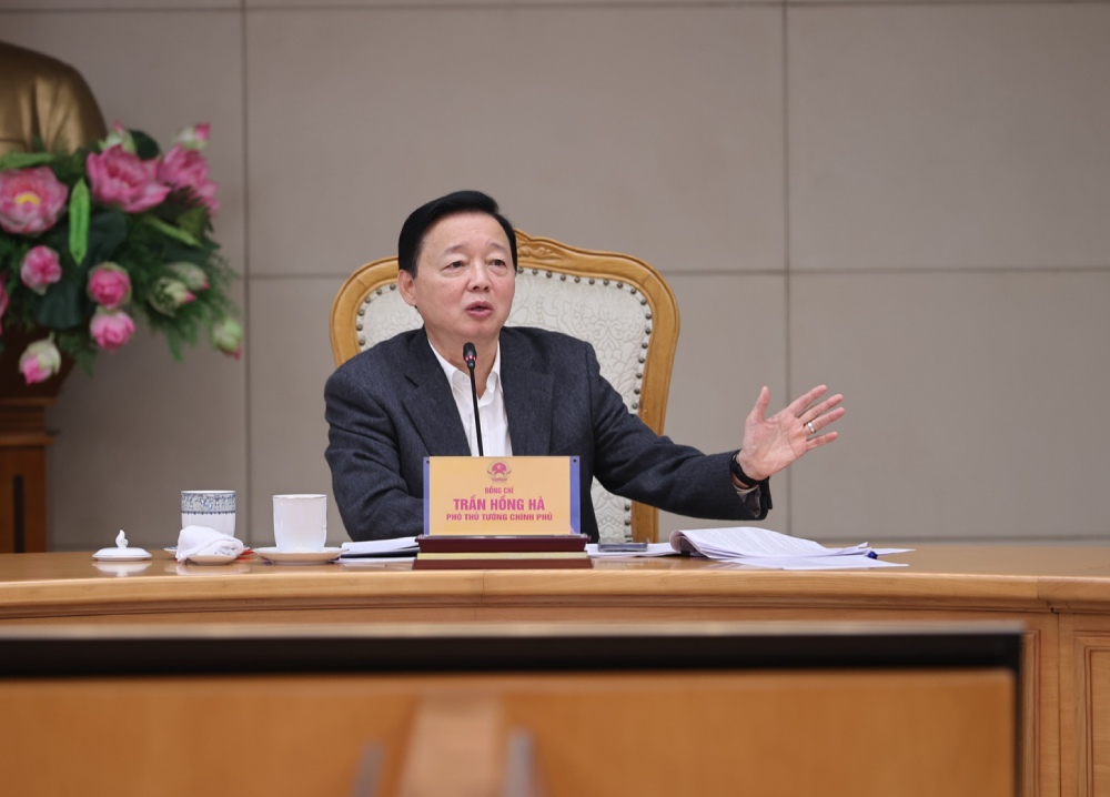 Deputy Prime Minister Tran Hong Ha emphasized that the organizational principles of the Ministry of Construction must be scientific and creative. Photo: VGP/Minh Khoi