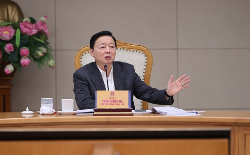 Deputy Prime Minister Tran Hong Ha emphasized that the organizational principles of the Ministry of Construction must be scientific and creative. Photo: VGP/Minh Khoi