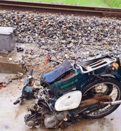 Accident scene. Photo: Duc Minh.