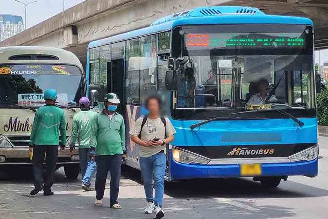 Hà Nội được viện trợ khoảng 33 tỉ đồng cho Dự án cải thiện giao thông công cộng. Ảnh: Tô Thế