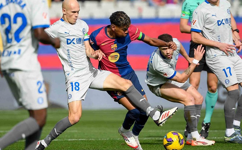 Lamine Yamal is Barcelona's most precious gem at the moment. Photo: AFP