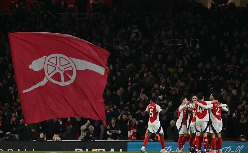 Arsenal had their most spectacular victory in years. Photo: AFP