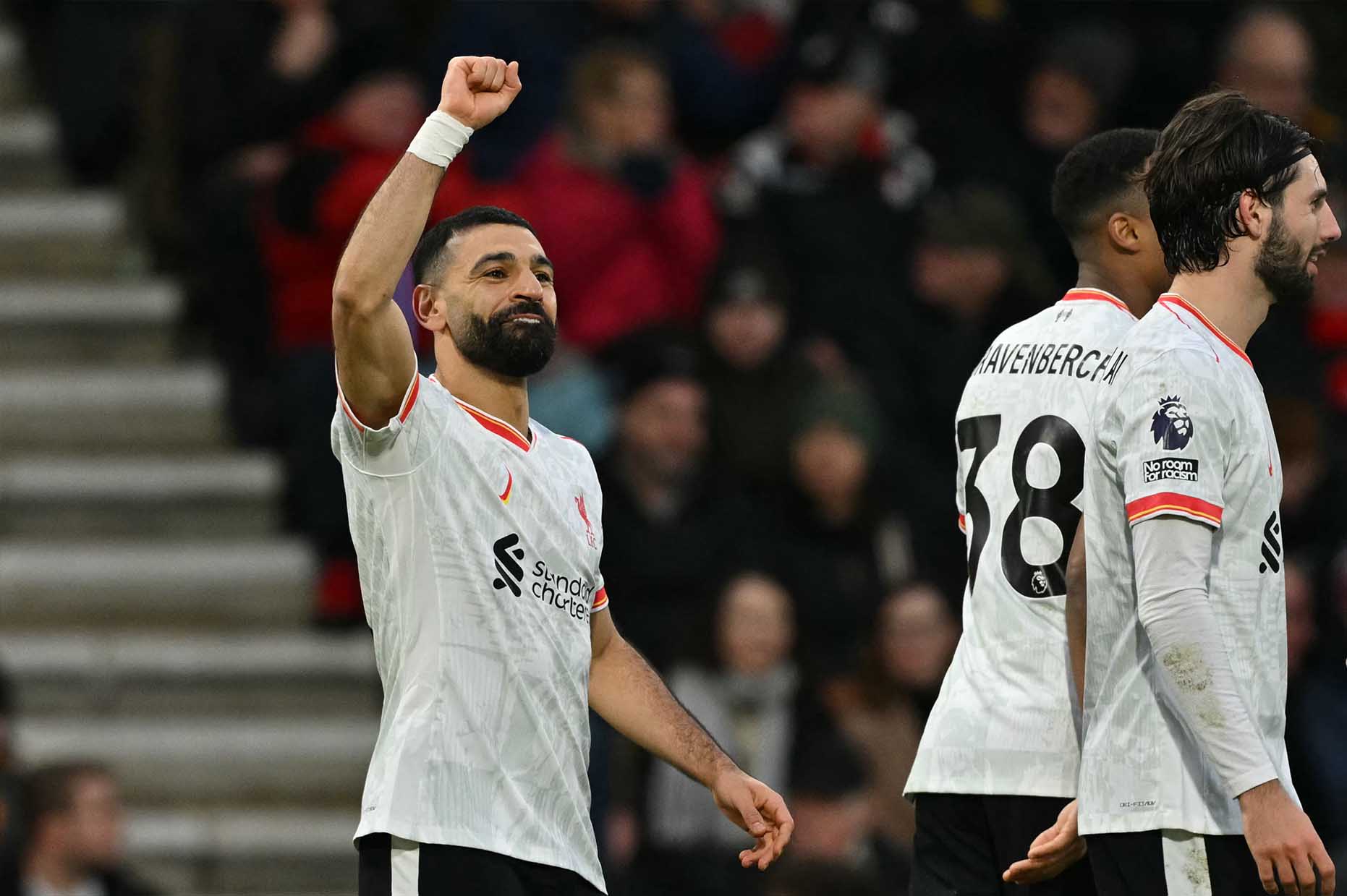 Mohamed Salah is having the most successful season of his career at Liverpool in terms of personal stats. Photo: AFP