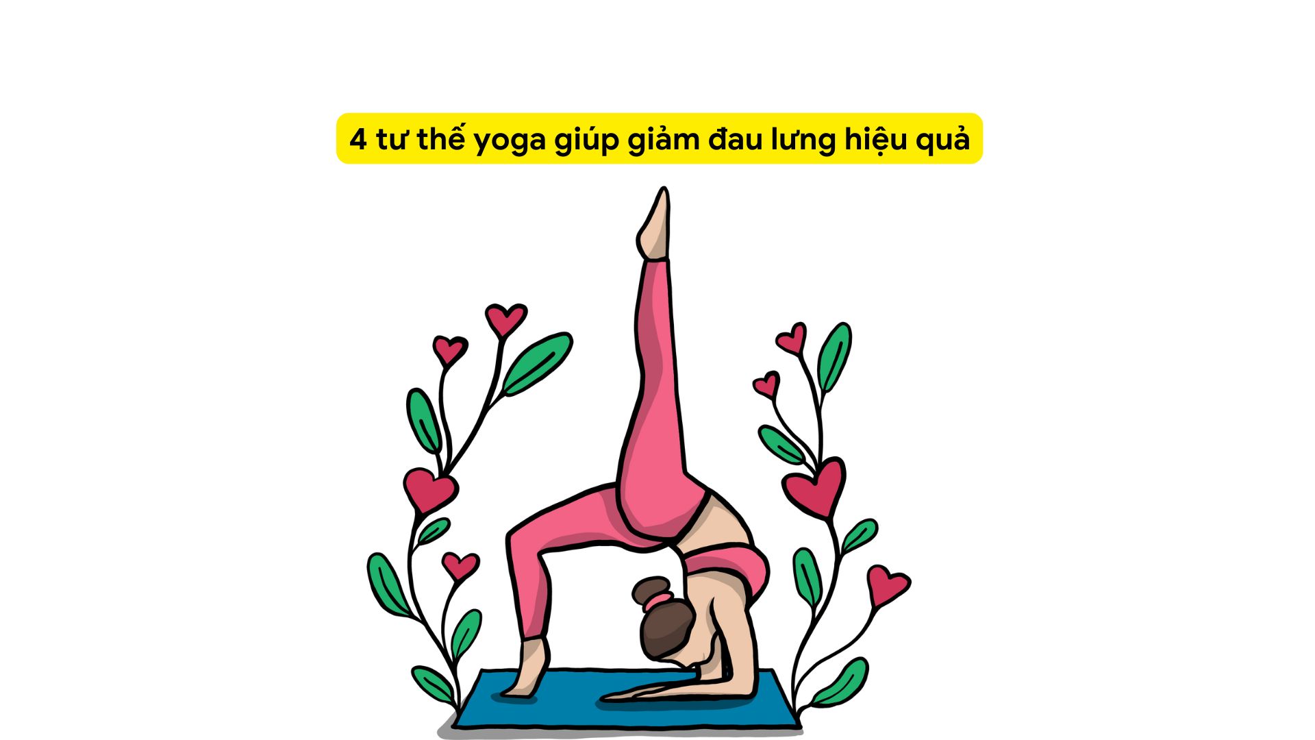 Back pain caused by sitting too much, muscle tension, yoga can help relieve pain effectively. Illustration photo: HA MY