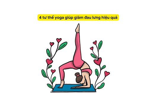 Đau lưng do ngồi nhiều, căng cơ, yoga có thể giúp giảm đau hiệu quả. Ảnh đồ hoạ: HÀ MY