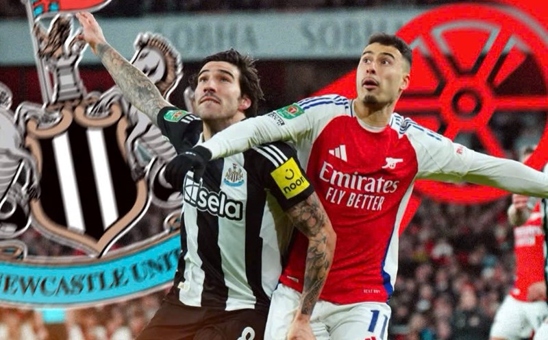Newcastle beat Arsenal 2-0 in the first leg. Photo: Carabao Cup