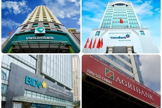 Interest rate fluctuations at Vietcombank, Agribank, VietinBank, BIDV on February 5.