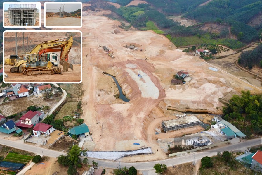 Speeding up the land clearing for the hundred-billion-dollar industrial cluster project in Lang Son. Photo: Nguyen Hoan.