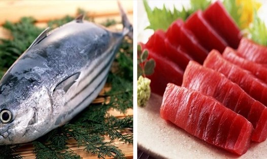 Cá ngừ gần như không chứa chất béo và carb, giúp giảm cân hiệu quả. Đồ họa: Kim Nhung.