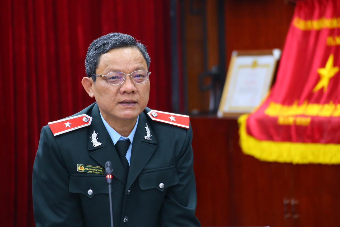 Chief Inspector of the Ministry of Labor, Invalids and Social Affairs Nguyen Tien Tung and 4 officers of the Ministry Inspectorate asked to retire before the age to facilitate the arrangement and streamlining the apparatus. Photo: Phuong Anh/thanhtra.com.vn