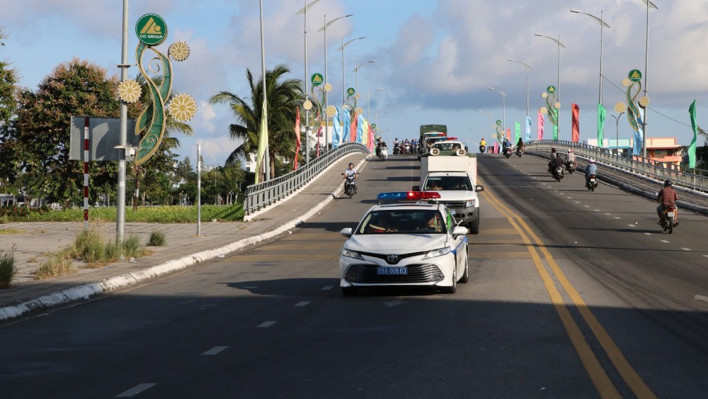 Traffic order and safety in Kien Giang was stable during the recent Tet holiday. Photo: Tien Dung