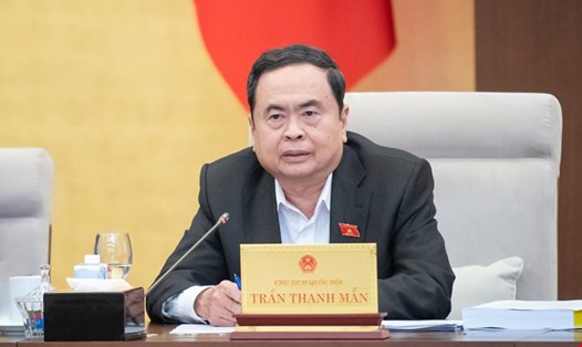 Ủy viên Bộ Chính trị, Chủ tịch Quốc hội Trần Thanh Mẫn cho biết, tới đây cấp xã sẽ rất mạnh khi ở cấp huyện bỏ nhiều đơn vị. Ảnh: Quochoi.vn