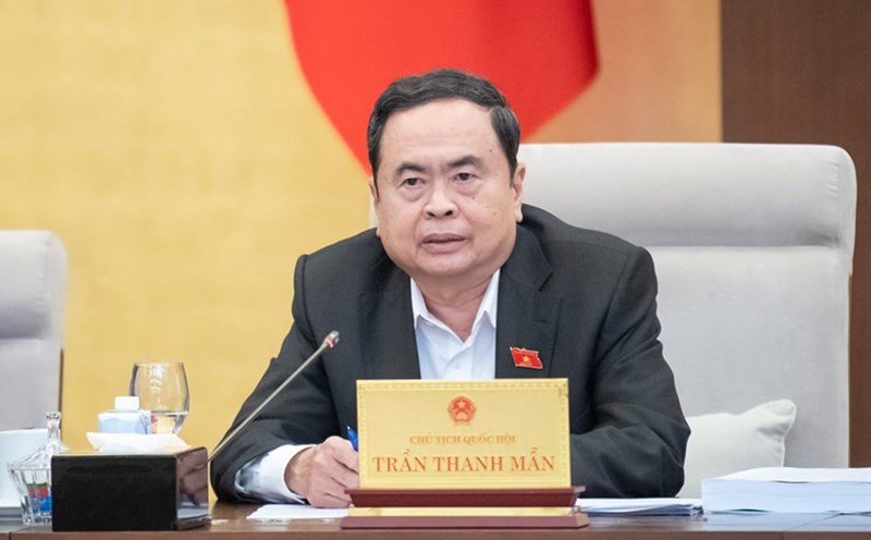 Politburo member and National Assembly Chairman Tran Thanh Man said that in the near future, the commune level will be very strong when many district-level units are abandoned. Photo: Quochoi.vn