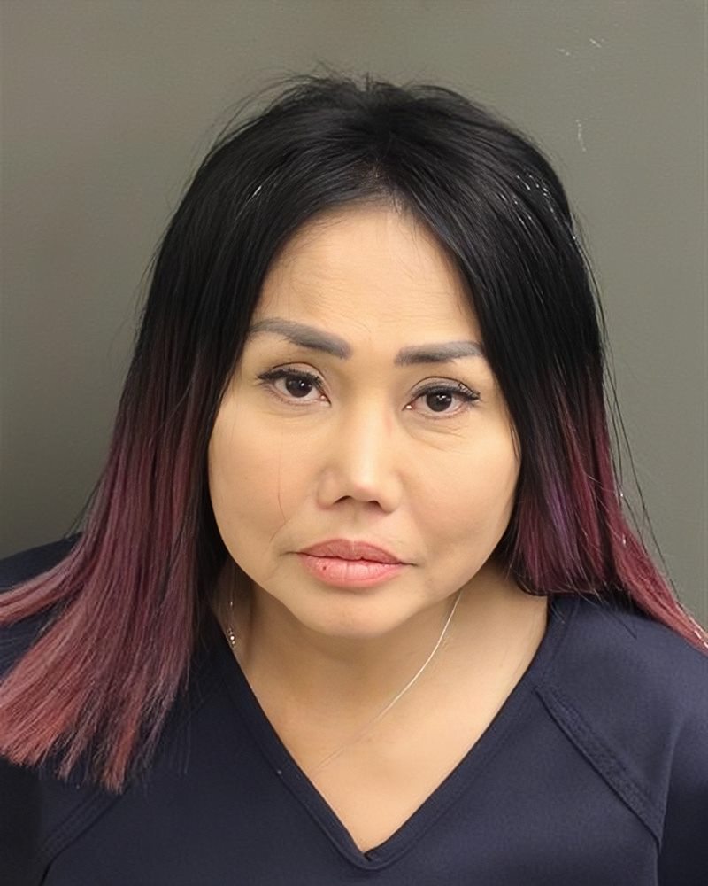 Ca sĩ Lynda Trang Đài lúc bị bắt tại Mỹ. Ảnh: Mugshots Zone