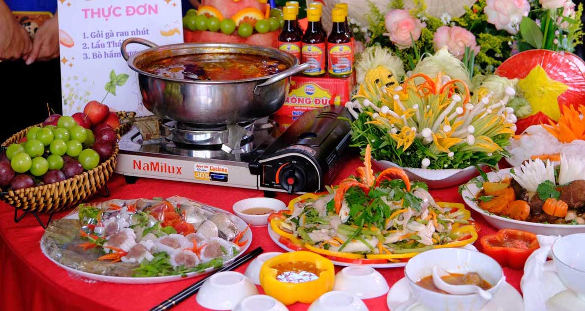The 2025 “Nutritious Meal and Artistic Flower Arrangement” Contest is scheduled to take place on March 5 at the Hai Duong Provincial Labor Culture House. Illustration photo: My Ly