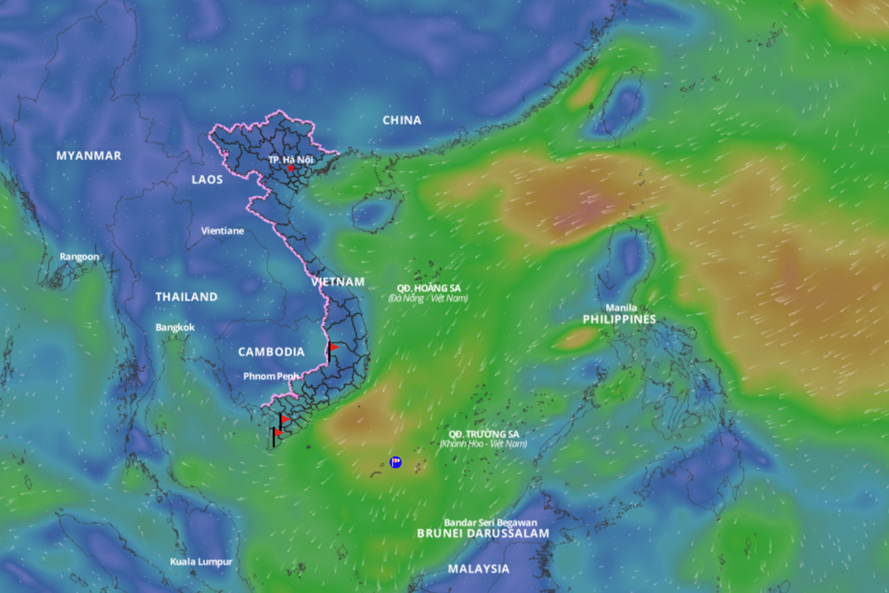 Forecast of when strong cold air will cause bad weather