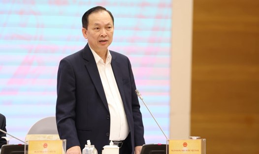 Phó Thống đốc Thường trực Đào Minh Tú cho rằng, tăng trưởng tín dụng năm 2025 có thể cao hơn mục tiêu 16%. Ảnh: VGP