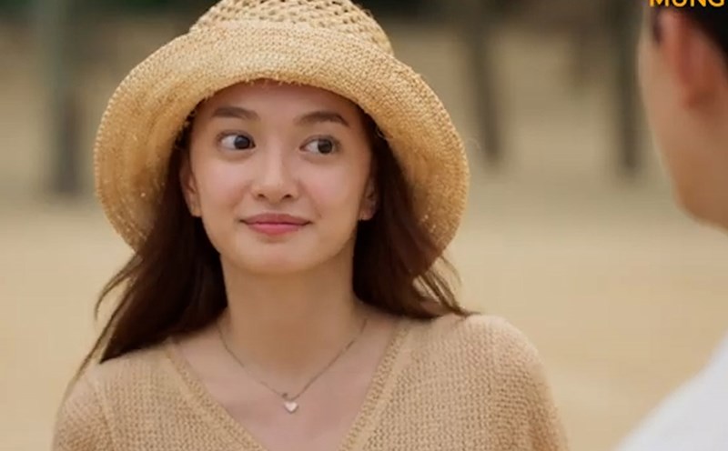 Kaity Nguyen in the movie Love by mistake, invested by Tran Thanh. Photo: Provided by the publisher