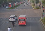 Car ran red light at Hung Vuong – Huyen Quang intersection, Bac Giang city and was fined. Photo: Bac Giang Police