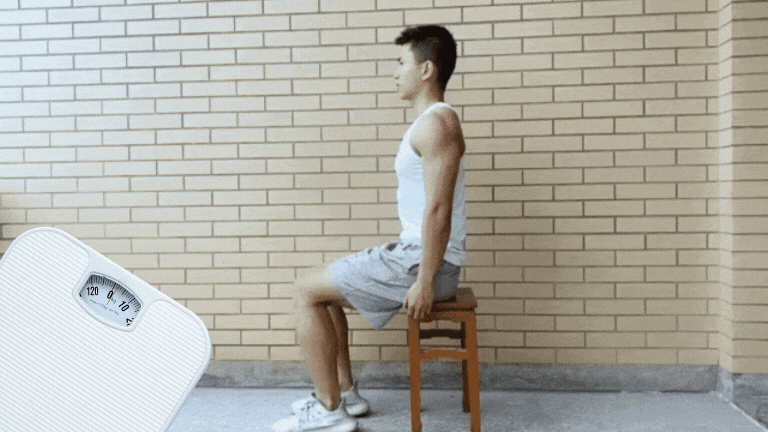 Sitting on tiptoe supports effective weight loss. Graphics: Lower clouds