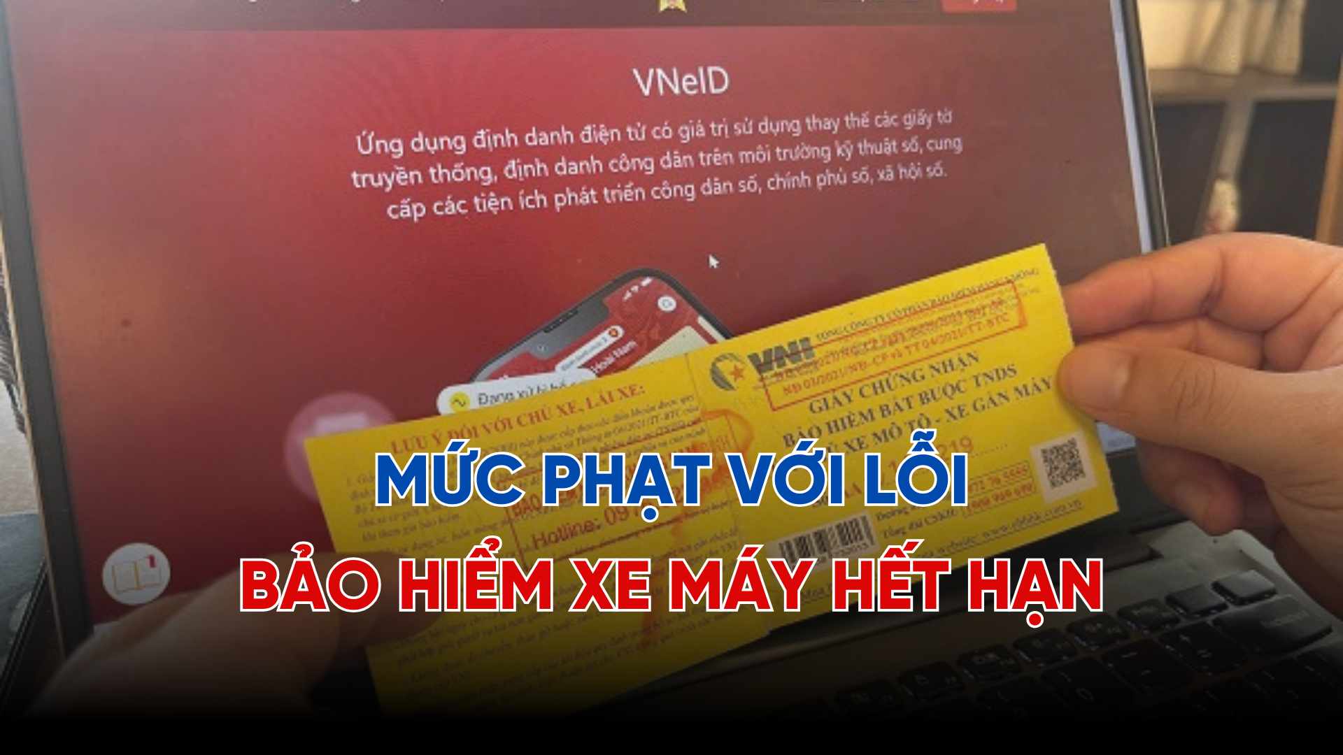 According to new regulations from 2025, the violation of not having motorbike insurance (or expired motorbike insurance) has increased the fine. Graphics: Ngoc Diep