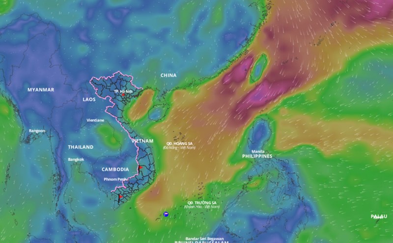 Bad weather forecast for the next 2 days due to cold air