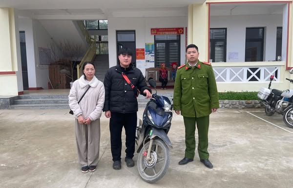 Sa Pa town authorities returned the wrong motorbike. Photo: Sa Pa Police